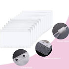 PU Leather Notebook Binder Pink A6 Budget Planner Organizer Cover Pockets Sheets