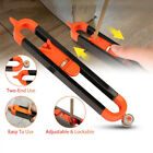 2X Profile Scribing Ruler Contour Gauge with Lock Precise Woodworking Edge Corner
