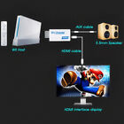 1080p HD Video Output Wii Wii2HDMI 3.5mm Adapter 480i HDMI Converter Mini Audio