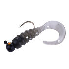 28 Rigged Soft Plastic Fishing Lure Tackle Hooks Bream Bass Lures AU