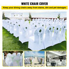 White Chair Covers Full Seat Covers Spandex Lycra Stretch Party Wedding