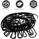 Portable Clothesline with 12 Clothespins,Windproof Travel Stretchy Retractable