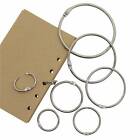 50PCS Hinged Rings Clips Binder Hinge Metal Scrapbooking Split 19mm 25mm 50mm AU