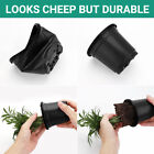 200PCS Plastic Plant Flower Pots Nursery Seedlings Growing Garden Plant Pots AU