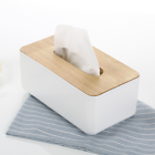 Tissue Box Dispenser Paper Storage Holder Napkin Case Organizer Wooden Cover AU