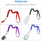 7X Lanyard ID Key Holder Badge Card Clip Name Tag Ring Case Pocket Neck Strap AU