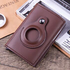 1 PU Leather Airtag Wallet Bag Card Holder Smart Anti-lost Protective Cover RFID