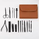 16PCS Manicure Pedicure Set Stainless Nail Trimming Kit Clipper Finger Care Tool