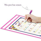 60PCS Dry Erase Pocket Sleeves Write and Wipe Pockets Paper Saver Tool for Kids