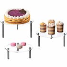 Wedding Party Acrylic Clear Donut Stand Cake Display Ice Cream Holder Figure BOX