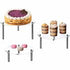 Wedding Party Acrylic Clear Donut Stand Cake Display Ice Cream Holder Figure BOX