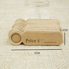 500Pcs Merchandise Display Price Tags Wedding Label Price Watch Display Brown AU