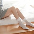 Women Lady Girls Ankle Fancy Fairy Retro Lace Ruffle frilly princess Short Socks