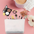 10x Canvas Makeup Bags Canvas Zipper Pouch Bags Pencil Case Blank DIY Craft NEW