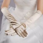 Ladies Long Satin Gloves Opera Costume Bridal Party Prom Wedding Womens Classic