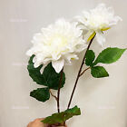 White Latex Real Touch Flowers Rose Artificial Flowers Bouquet Wedding Party AUS