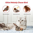 2PCS Real Chirping Indoor Bored Interactive Cat Toy Bird Electronic Kitten Toys