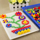 Mushroom Nails Puzzle Pegboard Jigsaw Creative DIY Peg  3D Kids Educational Toys