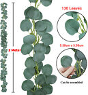 2M Artificial Greenery Eucalyptus Leaf Vine Garland Plant Party Wedding Decorate