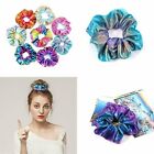 40X Metallic Glitter Scrunchies Ladies Hair Band Elastic Scrunchy Hair Tie Ring