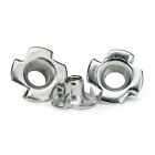 100X M3 M4 M5 M6 M8 Four Claws Nut T-nut Blind Rivet Threaded Inserts Furniture