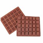 Chocolate Silicone Baking Mould Cake Ice Tray Candy Jelly Mold Letter Number AU