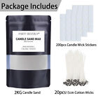 2KG Reusable Candle materials Sand Wax for DIY Pearl Candle Art Design Craft AU