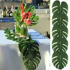 36Pcs Hawaiian Artificial Tropical Palm Leaves Monstera Leaves Rooms Party Decor