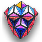 Magnet Pyramid Glow Transforms Glowing Design Fidget Sensory Toy Spinner