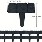 20PCS Plastic Garden Edging Lawn Yard Plant Flower Grass Fence Border Outdoor AU