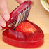 Strawberry Slicer Fruit Cake Plastic Carving Tools Cutter Decoration Salad Egg