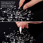 Flat Back Box Crystal Nail Art Decor AB Nails Rhinestones Diamond Beads 12 Grids