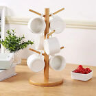 Wooden Tree Rack Mug Stand Coffee Tea Cup Holder Storage Rack Hanger HomeKitchen