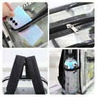 Transparent Backpack Bag Clear PVC Travel Shoulder Bag School Bag Strap Book Bag