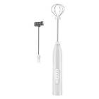 USB Charging Electric Egg Beater Milk Frother Handheld Drink Coffee Foamer NEW