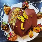 2PCS Large Heart Shape Candy Cake Chocolate Mould 3D Fondant Mold Silicone Craft