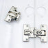 Cabinet Door Flap Folding Hinges 180 Degrees Hidden Hinge Self-Supporting Hinge