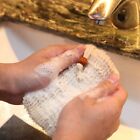 Soap Exfoliating Bags Ramie Foaming Soap Saver Bag Pouch Drawstring AU