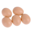 12x Plastic Fake Chicken Eggs Poultry Layer Coop Hatching Simulation Dummy Egg A