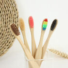 6x Bamboo Toothbrush Oral Care Environmental Teeth Brushes Soft Medium Bristles