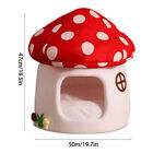 Winter Mushroom Cat House Cozy Sleeping Pet Bed for Cats Indoor Warm Pet House