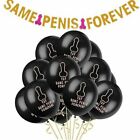 YAY SAME PENIS FOREVER Latex Balloon Banner Hen Party Wedding Celebration Decor