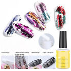 Galaxy Marble Transfer Foil Paper Star Glue Nail Art Stickers