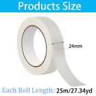 Masking Tape Painting Crepe Paper White 24mm x 25m Housing Tools Painter Art NEW