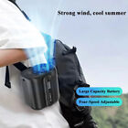 Outdoor Rechargeable Powerful Personal Body Fans Belt Waist Clip Fan