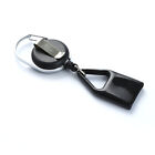 15X Retractable Lighter Leash Clip Keychain Rubber Cover Large Maxi Bic Black