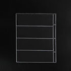 10PCS Paper Money Banknote Folders 4 Pockets Pages Album Sleeves Storage Note AU