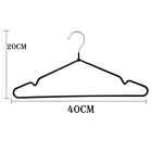 10X Metal Clothes Hangers Non Anti Slip Rubber Coated Wire Suit Coat Hanger