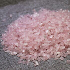 100g-1kg  Rose Quartz Mini Crystal Chips Pink Gemstone Polished Stones Bulk Deco