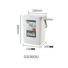 2pcs 3L Waste Trash Can Cupboard Door Hanging Wall Mounted Kitchen Rubbish  AUS